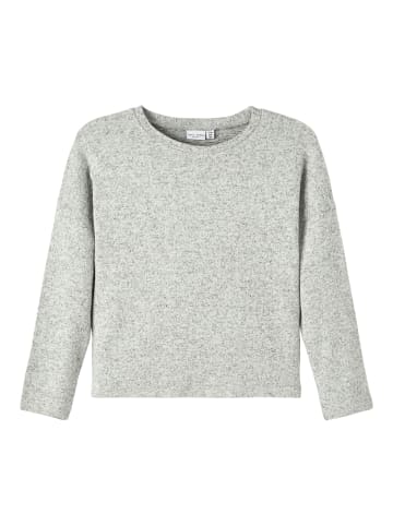 name it Mädchen Strickpullover Grey Melange-116