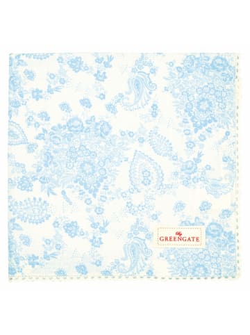 Greengate Stoffserviette mit Spitze Diana in Pale Blue