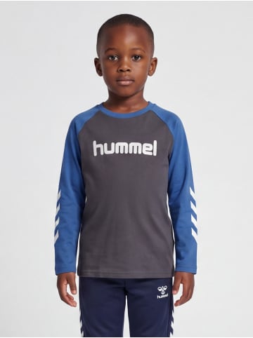 Hummel T-Shirt Hmljr Logo Jungen in EBONY