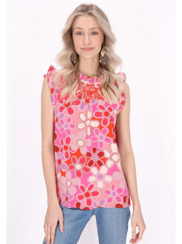 IZIA Women Blouse in pink multicolor