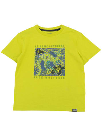 Jack Wolfskin Shirt Kuku Trail Tee in Gelb