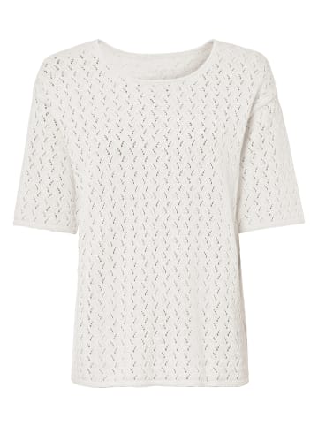 WITT WEIDEN Kurzarmpullover in ecru