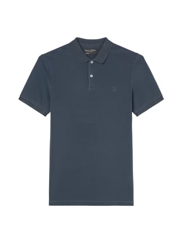 Marc O'Polo Kurzarm-Poloshirt Piqué shaped in Dunkelblau