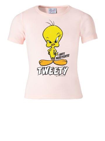 Logoshirt T-Shirt Looney Tunes - Tweety in rosa