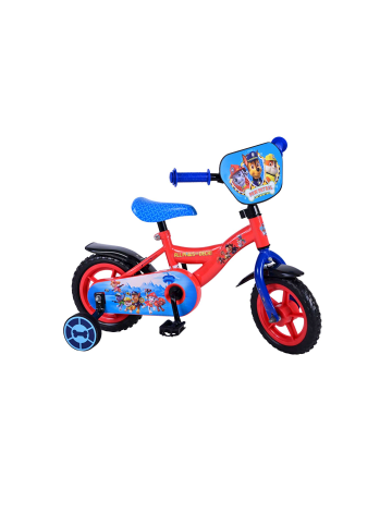 Volare Kinderfahrrad Paw Patrol für Jungen 10 Zoll Kinderrad in Rot/Blau 2 Jahre