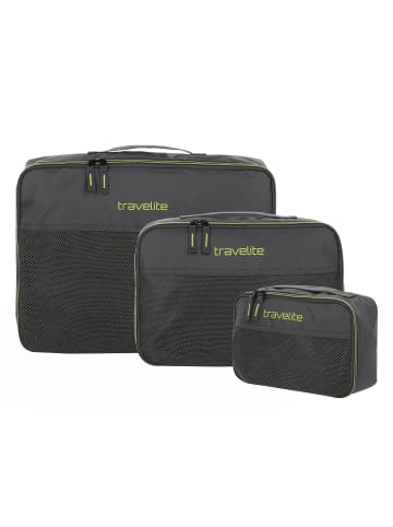 travelite Accessoire Packtaschen Set 3 tlg. in anthrazit
