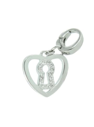 Fossil Charm in Silber