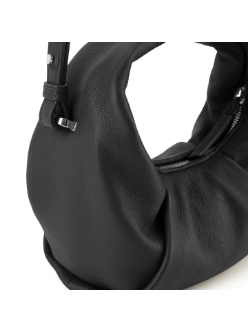 Les Visionnaires Greta Schultertasche Leder 23 cm black