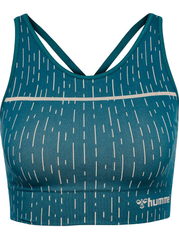 Hummel Hummel Bh Hmlmt Yoga Damen Atmungsaktiv Schnelltrocknend Nahtlosen in STARGAZER/SILVER LINING