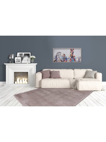 Kayoom Hochflor Teppich Saint in beige - rechteckig