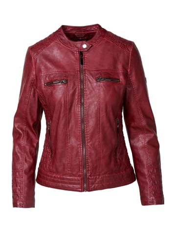 KOROSHI Damen-Bikerjacke in Lederoptik in braun