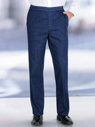 Sieh an! Schlupfjeans in blue-stone-washed