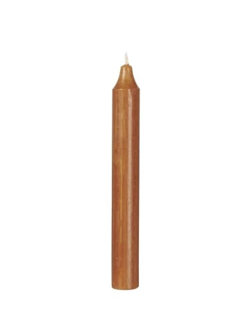 IB Laursen Rustikale Stabkerze 18 cm in karamell