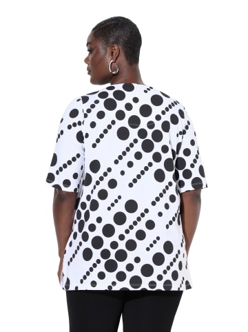 Ulla Popken Shirt in schneeweiß