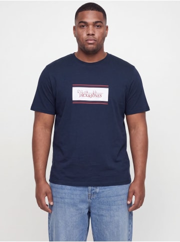 JACK & JONES PLUS T-shirt in Navy Blazer