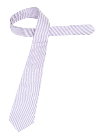 Eterna Krawatte in weiß/lila