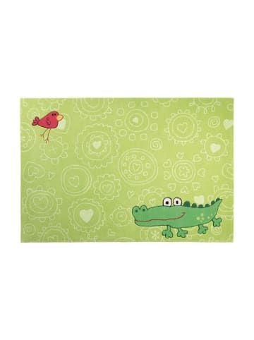 Sigikid Kinderteppich Happy Zoo Crocodile in lindgrün