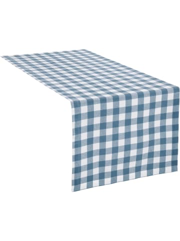 REDBEST Baumwolle Tischläufer Nashville in blau
