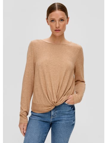 s.Oliver T-Shirt in 84W5_sandstein