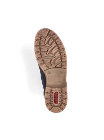 rieker Schnürstiefelette in blau