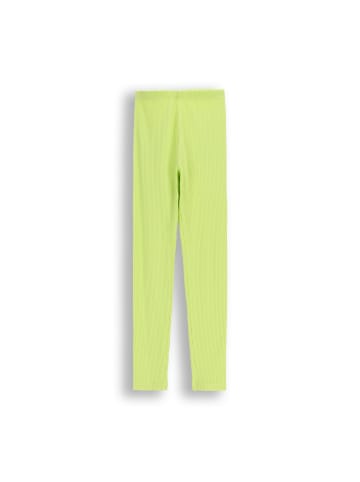 Coccodrillo Gerippte Leggings mit langem Bein in limonengrün