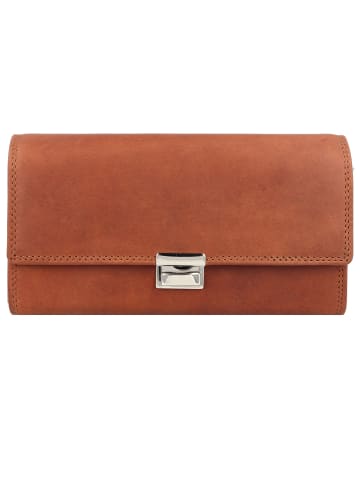 Esquire Dallas Kellnerbörse Leder 18 cm braun
