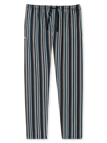 Schiesser Pyjamahose Mix & Relax in dunkelblau, blau