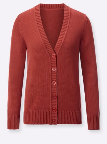 WITT WEIDEN Strickjacke in rostrot