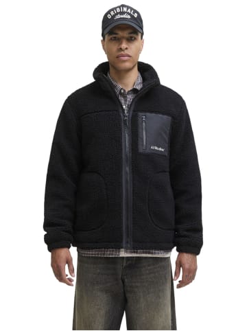 Jack & Jones Jacke JJESOHO TEDDY JACKET in Schwarz