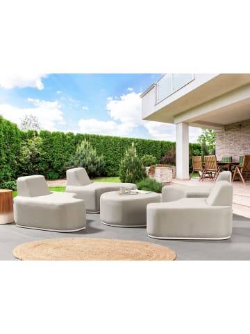 Beliani 5-tlg Sitzgruppe FABRO in Grau