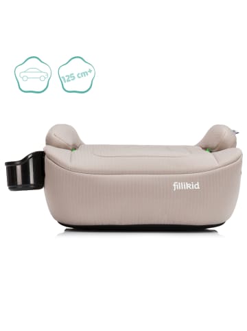 fillikid Sitzerhöhung mit verlängerbarer Isofix i-size Exklusiv in Natur