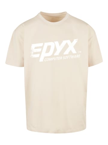 F4NT4STIC Heavy Oversize T-Shirt EPYX Logo WHT in sand