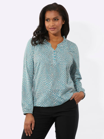 WITT WEIDEN Druck-Shirt in ozean-ecru-bedruckt