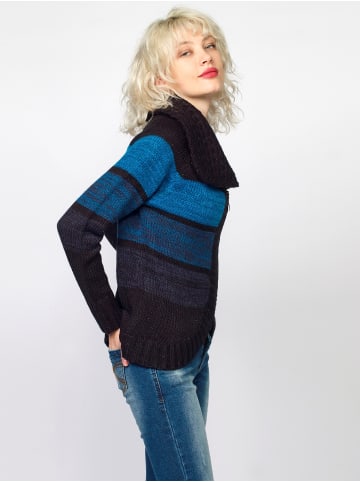 KOROSHI GESTREIFTE JACKE in blau