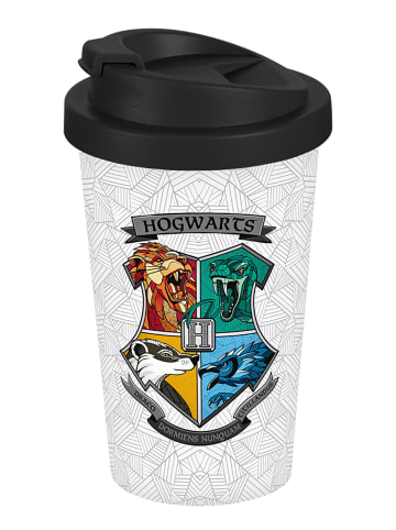 Geda Labels Coffee to go Becher Harry Potter Stand Together  in Weiß - 400 ml