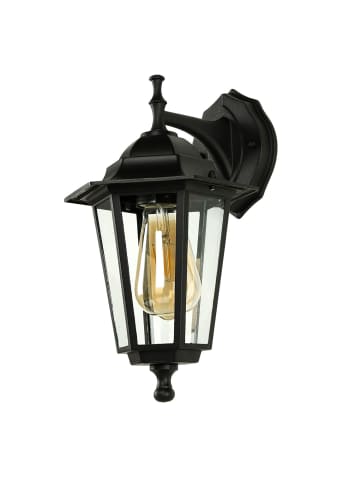 Licht-Erlebnisse Außen Wandlampe (B)17.5 x (H)34 cm in Schwarz