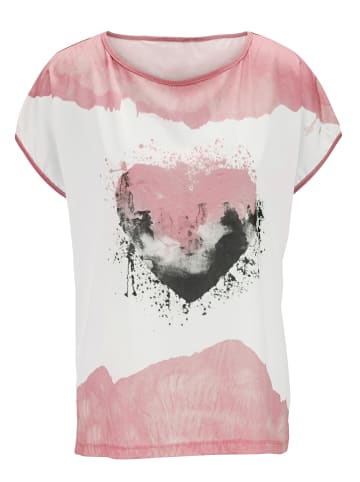 Heine Druck-Shirt in altrose