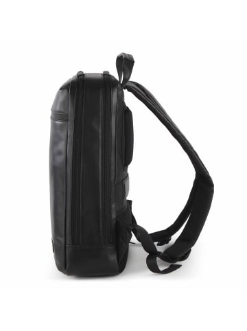 Jost Aarhus Daypack Leder 42 cm Laptopfach in schwarz