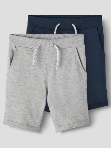 name it 2er-Pack Shorts in Grey Melange