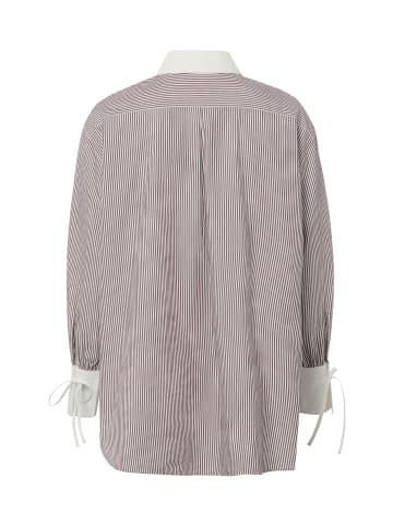 Marc O'Polo DENIM Bluse in schoko weiß - 0001