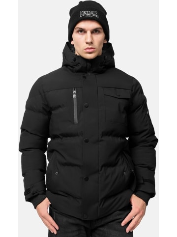 Lonsdale Winterjacke "Mallaig" in Schwarz