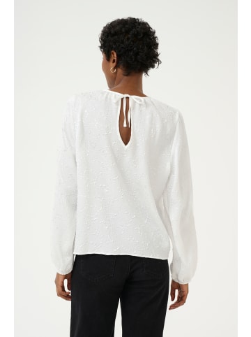 Kaffe Langarm-Bluse KAlauren Regular fit in Chalk CC