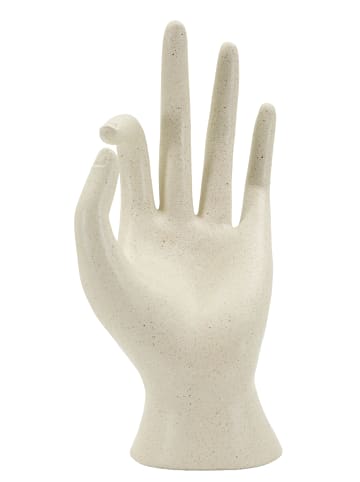 Mauro Ferretti Statuette aus cremefarbenem Kunstharz, 14 x 10 x 24 cm