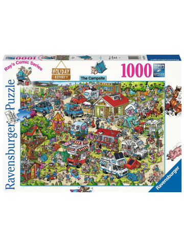 Ravensburger Puzzle 1.000 Teile Holiday Resort 1 - The Campsite Ab 14 Jahre in bunt