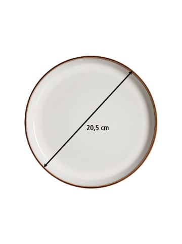 Ritzenhoff & Breker 8er Set Dessert-Teller Visby in ø 20,5 cm in Grün