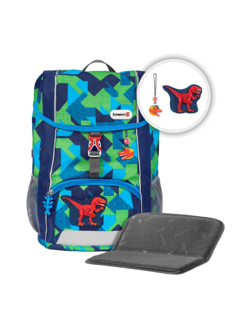 Step by Step 3tlg. Rucksack-Set KID in Dinosaurs, Velociraptor