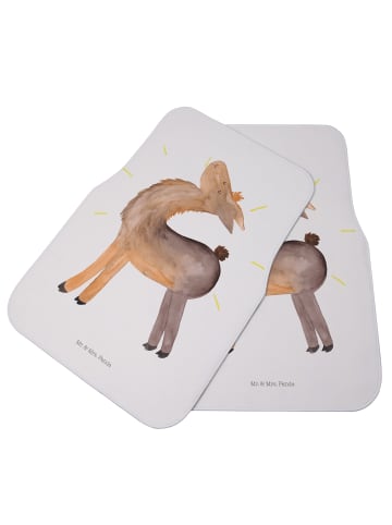 Mr. & Mrs. Panda Automatte Lama Stolz ohne Spruch in Weiß