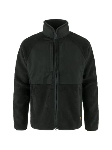 FJÄLLRÄVEN Fleecejacke Vardag Pile in Schwarz