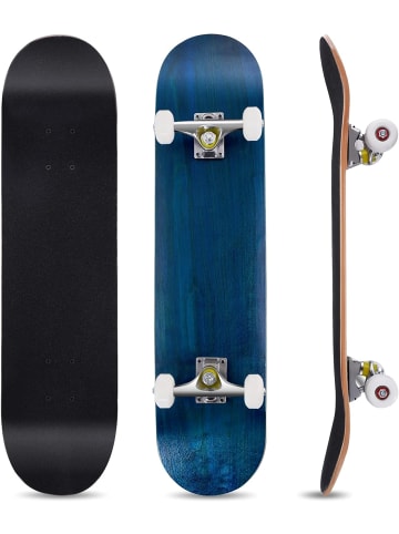 COSTWAY Skateboard in Blau