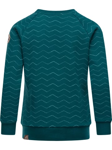 ragwear Sweater Darinka Zig Zag in Lagoon Green